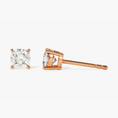 Load image into Gallery viewer, Cushion Cut Moissanite Stud Earrings