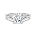 Load image into Gallery viewer, Cushion Cut Split-Shank Moissanite Engagement Ring
