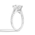 Load image into Gallery viewer, Cushion Cut Split-Shank Moissanite Engagement Ring