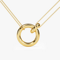 Load image into Gallery viewer, Double Chain Interlocking Circle Necklace