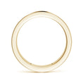 Dual Diagonal Pavé Moissanite Men’s Wedding Band-7 mm