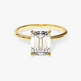 Load image into Gallery viewer, Emerald_Cut_Solitaire_Moissanite_Engagement_Ring_1