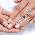 Halo Emerald Cut Split-Shank Moissanite Engagement Ring