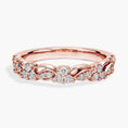 Fancy Vintage Moissanite Wedding Band-3.0 mm