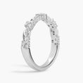 Fancy Vintage Moissanite Wedding Band-3.0 mm