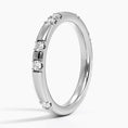Load image into Gallery viewer, Fancy Moissanite Wedding Band-2.4 mm