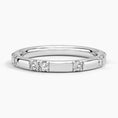 Load image into Gallery viewer, Fancy Moissanite Wedding Band-2.4 mm