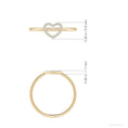 Fashion Heart Moissanite Promise Ring