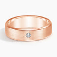 6.0 mm Flush-Set Moissanite Matte Men’s Wedding Band