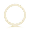 Flush Setting Princess-Cut Moissanite Men’s Wedding Band-6.0 mm
