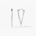 Load image into Gallery viewer, Geometric Triangle Drop Earrings