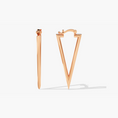 Load image into Gallery viewer, Geometric Triangle Drop Earrings