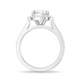 Load image into Gallery viewer, Halo Cushion Cut Split-Shank Moissanite Engagement Ring