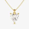 Load image into Gallery viewer, Heart Cut Moissanite Solitaire Pendant Necklace