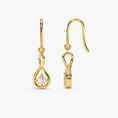 Load image into Gallery viewer, Infinity Glow Lab Grown Diamond Drop Earrings