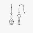 Load image into Gallery viewer, Infinity Glow Lab Grown Diamond Drop Earrings