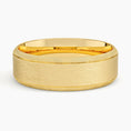 6.0 mm Knurled Edge Matte Men’s Wedding Band