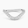 Load image into Gallery viewer, Luminara Curve Moissanite Wedding Band