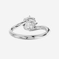 Load image into Gallery viewer, Luminara Cushion Cut Solitaire Moissanite Engagement Ring