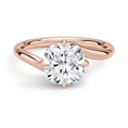 Load image into Gallery viewer, Luminara Cushion Cut Solitaire Moissanite Engagement Ring