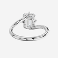 Load image into Gallery viewer, Luminara Emerald Cut Solitaire Moissanite Engagement Ring