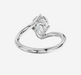 Load image into Gallery viewer, Luminara Pear Cut Solitaire Moissanite Engagement Ring