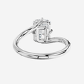 Load image into Gallery viewer, Luminara Radiant Cut Solitaire Moissanite Engagement Ring
