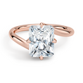 Load image into Gallery viewer, Luminara Radiant Cut Solitaire Moissanite Engagement Ring