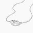 Load image into Gallery viewer, Marquise Cut Bezel Set Moissanite Solitaire Necklace