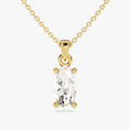Load image into Gallery viewer, Marquise Cut Moissanite Solitaire Pendant Necklace