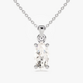 Load image into Gallery viewer, Marquise Cut Moissanite Solitaire Pendant Necklace