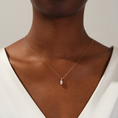 Load image into Gallery viewer, Marquise Cut Moissanite Solitaire Pendant Necklace