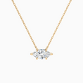 Load image into Gallery viewer, Marquise Cut Prong Set Moissanite Solitaire Necklace