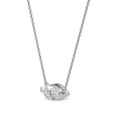 Load image into Gallery viewer, Marquise Moissanite Solitaire Pendant Necklace