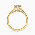 Load image into Gallery viewer, Marquise Cut Hidden Halo Moissanite Engagement Ring