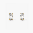 Load image into Gallery viewer, Marquise Cut Moissanite Stud Earrings