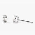 Load image into Gallery viewer, Marquise Cut Moissanite Stud Earrings