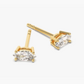 Load image into Gallery viewer, Marquise Cut Moissanite Stud Earrings
