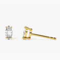 Load image into Gallery viewer, Marquise Cut Moissanite Stud Earrings