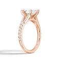 Marquise Cut Split-Shank Moissanite Engagement Ring