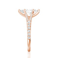 Marquise Cut Split-Shank Moissanite Engagement Ring