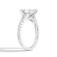 Marquise Cut Split-Shank Moissanite Engagement Ring