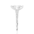 Marquise Cut Split-Shank Moissanite Engagement Ring