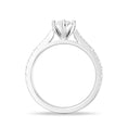 Marquise Cut Split-Shank Moissanite Engagement Ring