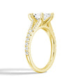 Marquise Cut Split-Shank Moissanite Engagement Ring