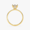 Load image into Gallery viewer, Micropave_Oval_Cut_Moissanite_Engagement_Ring_With_Hidden_Halo_4