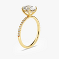 Load image into Gallery viewer, Micropave_Oval_Cut_Moissanite_Engagement_Ring_With_Hidden_Halo_5