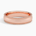 5 mm Milgrain Men’s Wedding Band
