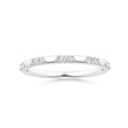 Minimal Stackable Moissanite Wedding Band - 2.0 mm
