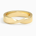 5 mm Modern Mobius Twist Men’s Wedding Band